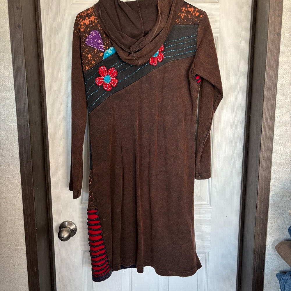 Rising International Multicolor Patterned Midi Dr… - image 4